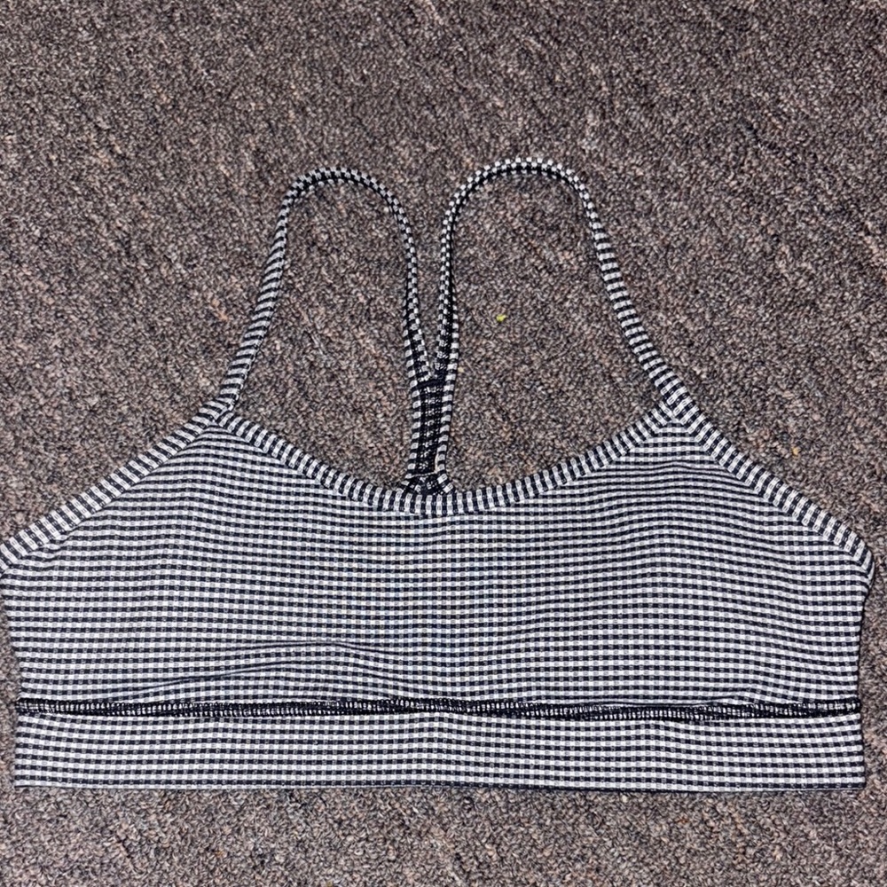 lululemon athletica Black and White Sports Bra